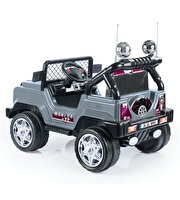 Dolu Montra Uzaktan Kumandalı Gri 12V Akülü Araba