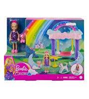 Barbie Dreamtopia Chelsea ve Eğlenceli Dünyası Oyun Seti Pijama Partisi GTF50