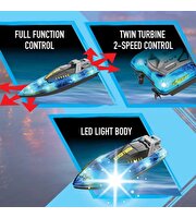 Silverlit Exost Aqua Lights Uzaktan Kumandalı 1:18 Sürat Teknesi
