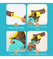 2'si 1 Arada Dart Atan Revolver Su Tabancası