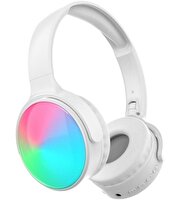 Aura Işıklı Bluetooth Kulaklık Krem