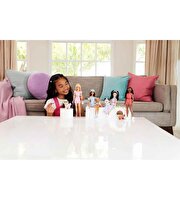 Barbie Uyumlu Dostlar Sarı Saçlı Bebek ve Köpekçiği JFP36