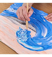 OKTO The Great Wave of Kanagawa 3D Duyusal Sanat Seti