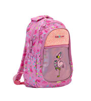 Kaukko Kids Love Aynalı & Taşlı Flamingo Sırt Çantası