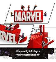 LEGO MARVEL Logosu ve Mini Figürleri 76313