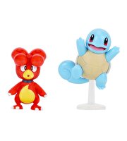 Pokemon Battle Fi̇gürler Magby ve Squirtle