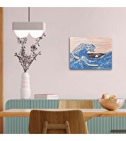 OKTO The Great Wave of Kanagawa 3D Duyusal Sanat Seti