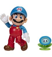 Ni̇ntendo Super Mari̇o Fi̇gürü Buz Mari̇o Ve Çi̇çek10 Cm