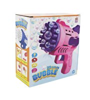 Pi̇lli̇ Işıklı Köpük Atan Pembe Tabanca