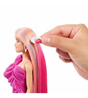 Barbie Upuzun Muhteşem Saçlı Bebekler Pembe Saçlı Bebek JDC85