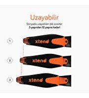 SmarTrike Xtend 3 Aşamalı Büyüyebilen Çocuk Scooterı Turuncu