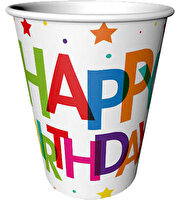Superstar Happy Birthday Bardak 8 Adet