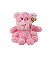 Pembe Yamalı Ayı Peluş 20 Cm