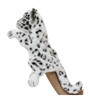 Hansa Creations Kar Leoparı El Kuklası Peluş 32 Cm