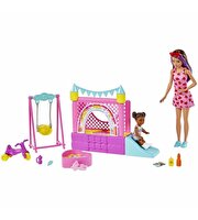Barbie Bebek Bakıcısı Skipper Oyun Evi Seti HHB67