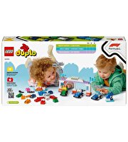 LEGO DUPLO Kasabası F1 Takımı Yarış Arabaları ve Sürücüler 10445