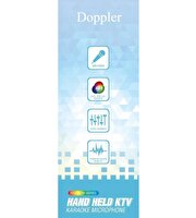 Doppler Rainbow Karaoke Mavi Mikrofon