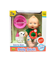 Altını Islatan Bebiş Bebek ve Minik Arkadaşı Yeşil Tişörtlü