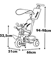 Smoby Baby Driver 3'ü 1 Arada Üç Tekerlekli Bisiklet