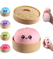 Dumpling Squishy Sürpriz Simli Renkli Sürpriz Paket