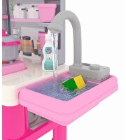 Sesli ve Işıklı Musluklu Mutfak Seti 40 Parça