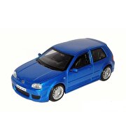 1:24 Ölçekli Mavi Volkswagen Golf R32