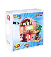 Ahşap Ağaçlı Bebek Evi 14 Parça