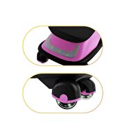 Sesli ve Işıklı Royal Swing Car Pembe