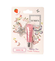 Lukky Simli Çilek Aromalı Lila Dudak Parlatıcısı