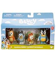 Bluey 4'lü Figür Seti Bluey & Family