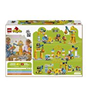 LEGO DUPLO Kasabası 3'ü 1 Arada İnşaat Sahası ve Araçları 10476