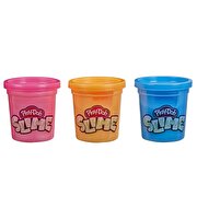 Play-Doh Slime 3lü Hamur Mavi-Pembe-Turuncu E8810