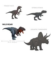 Sesli Jurassic World Kükreyen Dinozor Figürü Film Serisi 30 Cm Ceratosaurus JKL77