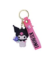 Hello Kitty ve Arkadaşları Anahtarlık CDU8 Kuromi Ice Cream