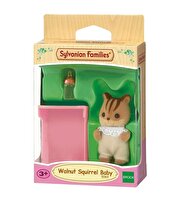 Sylvanian Families Kahverengi Bebek Sincap ve Beşik