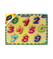 Playwood Ahşap Tutmalı Rakamlar Puzzle