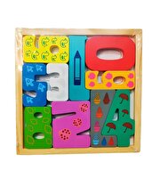 Ahşap 3D Yapboz Puzzle Rakamlar