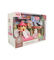 Bay Dreamy Mini Tavşan Kaydıraklı Tavşan Aile Parkı