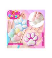 Şeffaf Kedi Patisi Jel Squishy