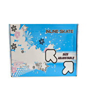 Işıklı Paten Mavi Yeşil M Beden 35-38