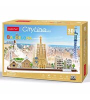 Cubic Fun Barcelona İspanya 3D Puzzle 186 Parça