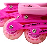 Işıklı Paten Pembe S Beden 31-34 