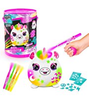 Airbrush Plush Squishy Peluş Neon Unicorn