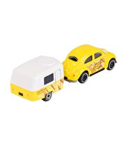 Majorette Volkswagen Römorklu Oyuncak Araba Volkswagen Beetle Sarı