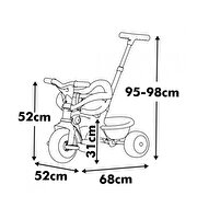 Smoby Be Move Comfort 3 Tekerlekli Bisiklet Pembe