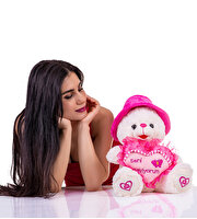 Sevimli Şapkalı Ayıcık 39 cm.