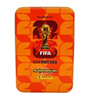 FIFA World Cup 2026 Adrenalyn XL Trading Card Metal Kutu Turuncu
