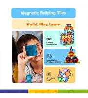 Magnetic Tiles Mıknatıslı Manyetik Yapı Blokları 71 Parça