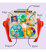 Fisher Price 4'ü 1 Arada iSesli ve Işıklı Eğlen ve Öğren Aktivite ve Çizim Masası JLM96