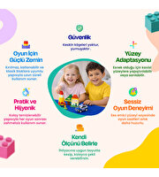 Esnek Blok Zemin Mavi